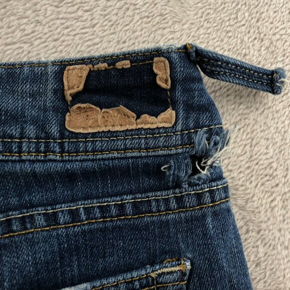 Aeropostale Womens Hailey Flare Jeans Size 5/6 Short Blue Denim Casual Classic - Picture 15 of 16